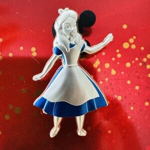 Disney 100 Years Anniversary Platinum Celebration Alice in Wonderland ALICE Pin